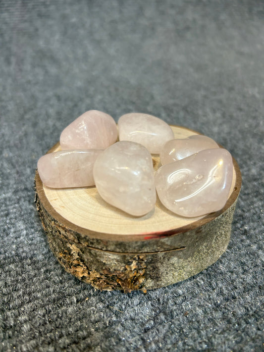 Rose Quartz, tumbled