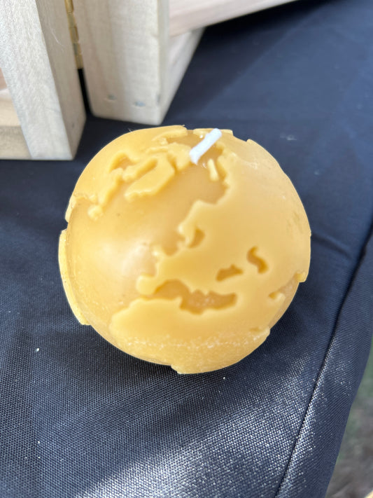 Globe Beeswax Candle