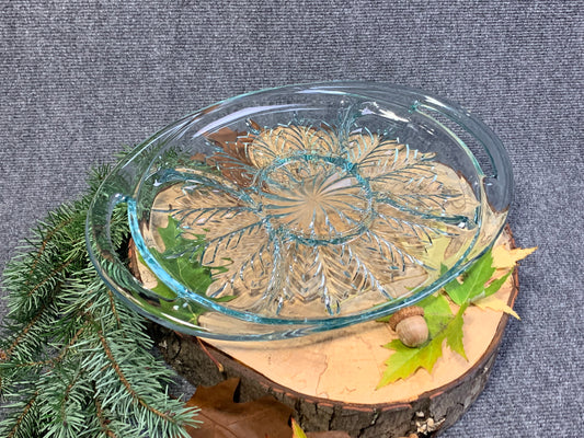 Glass Goddess Offering Tray
