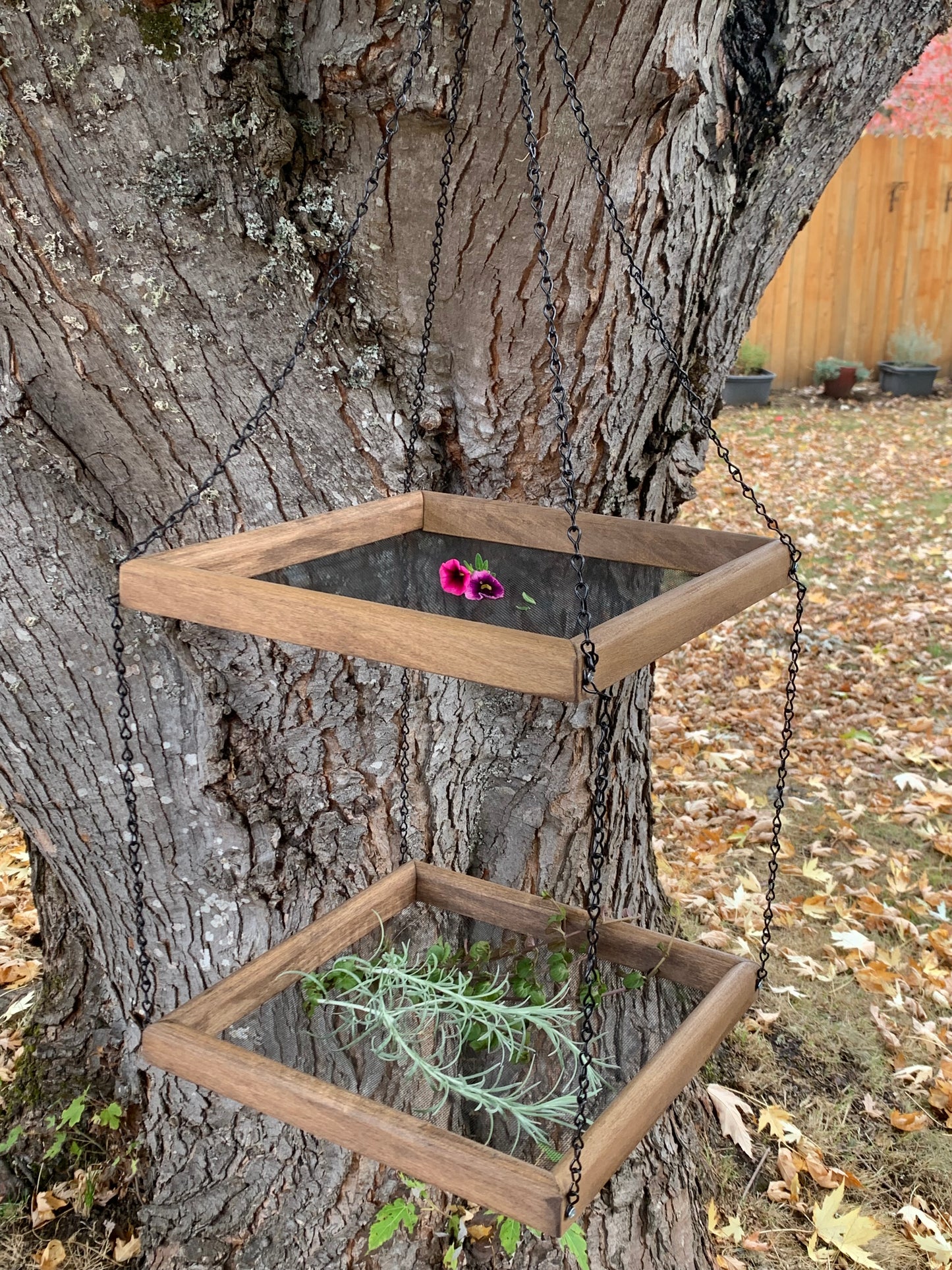 Herb Drying Rack, Two Tier Hanging