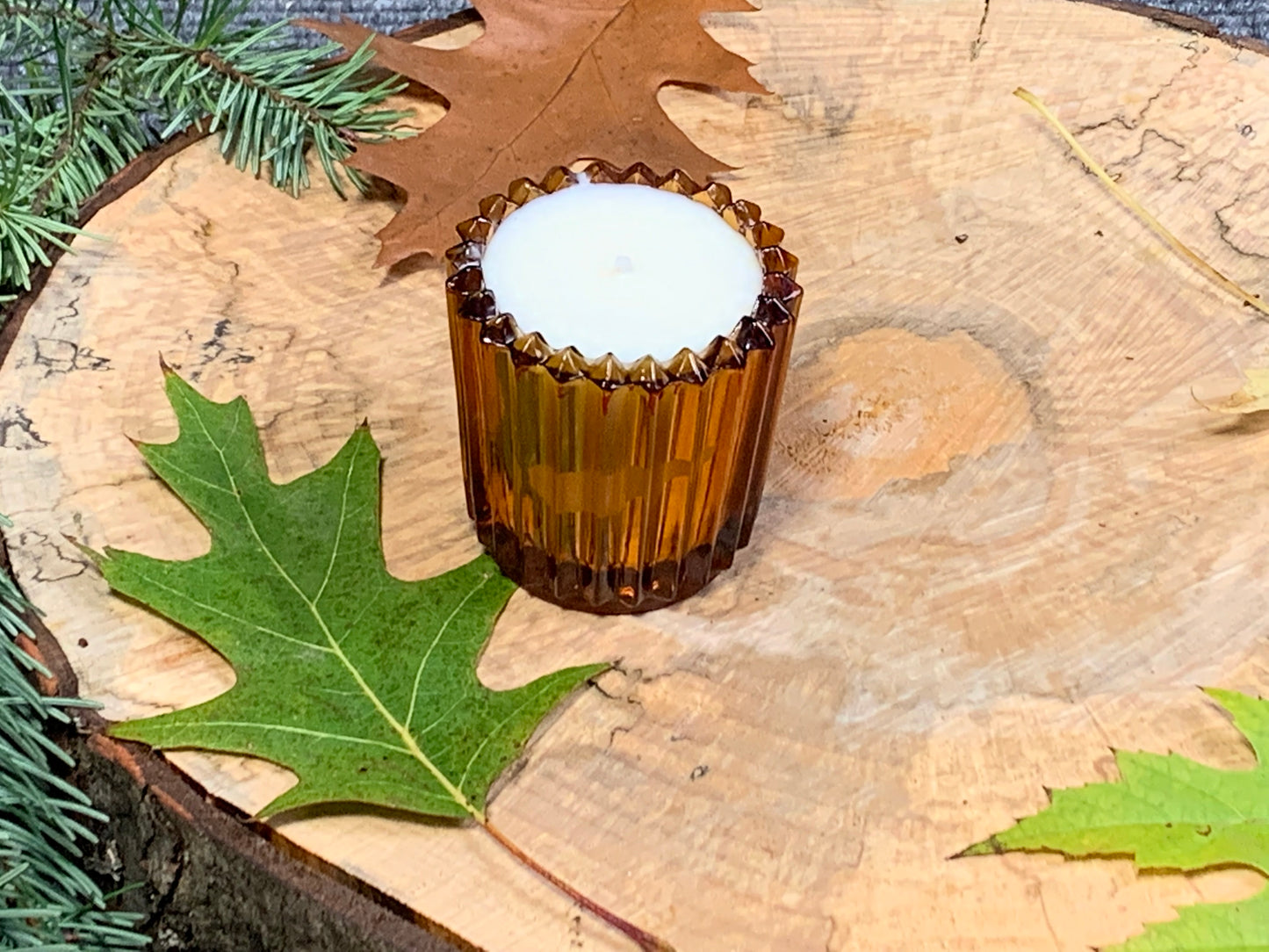 Autumn Scent Votive and Holder