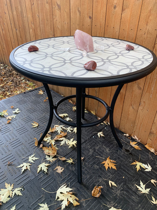 Crystal Grid Table, Flower of Life