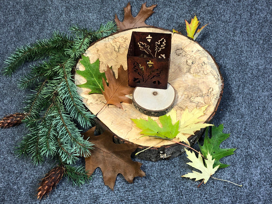 Autumn Leaves Tealight Holder