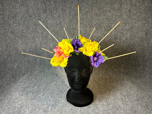 Sunray and Flower Crown/Headband