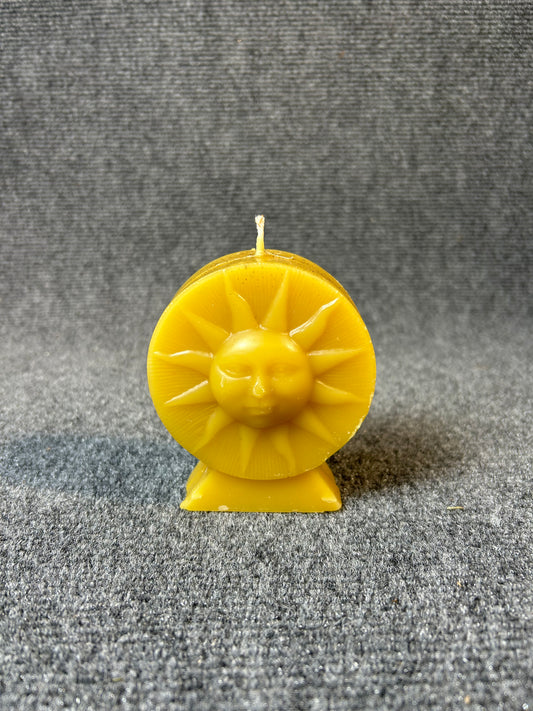 Sacred Sun Beeswax Candle