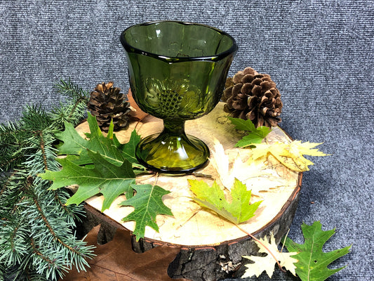 Autumn Leaves Glass Offering Bowl